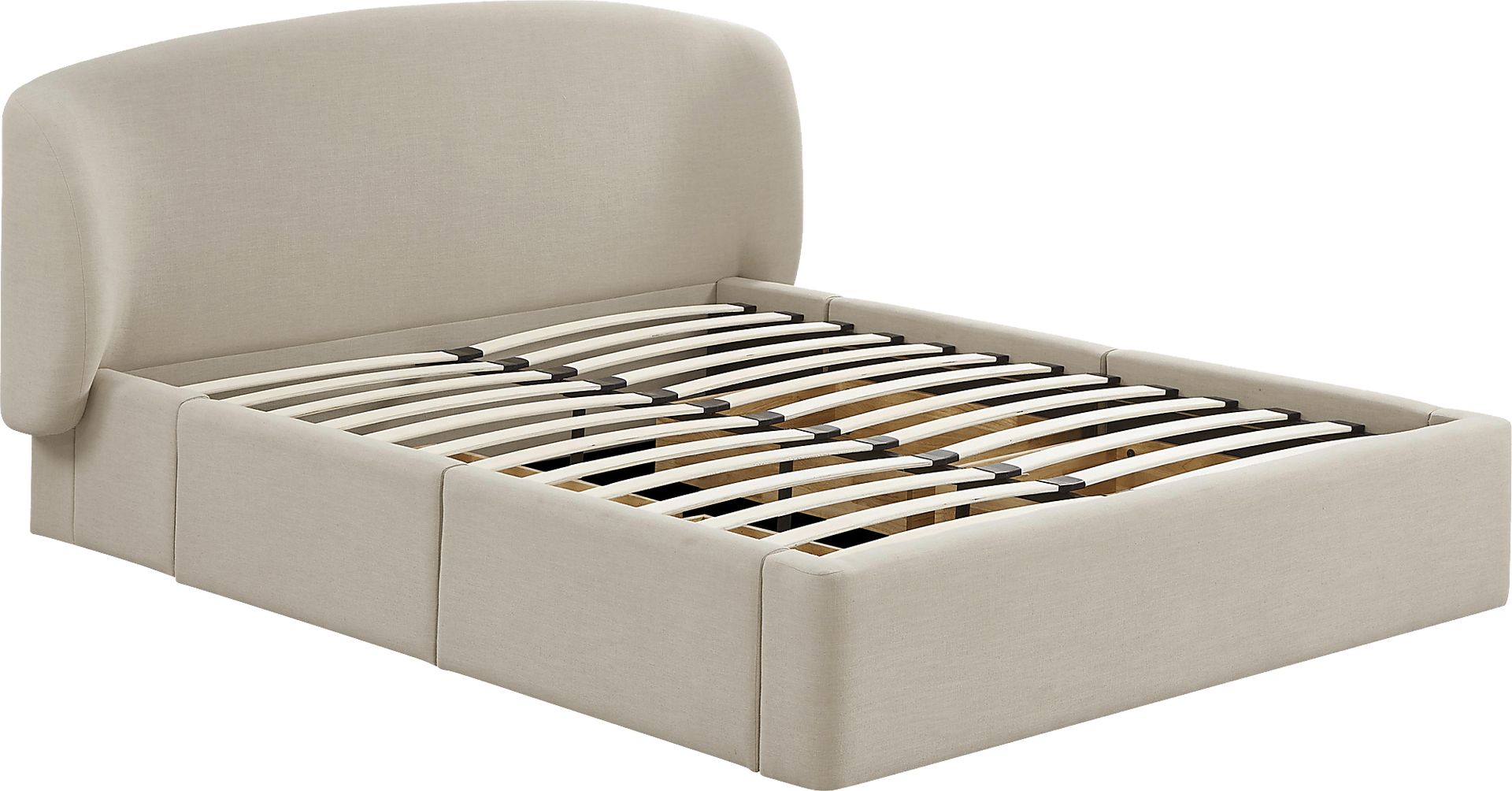 Owlair Cream Queen Storage Bed - Image 5