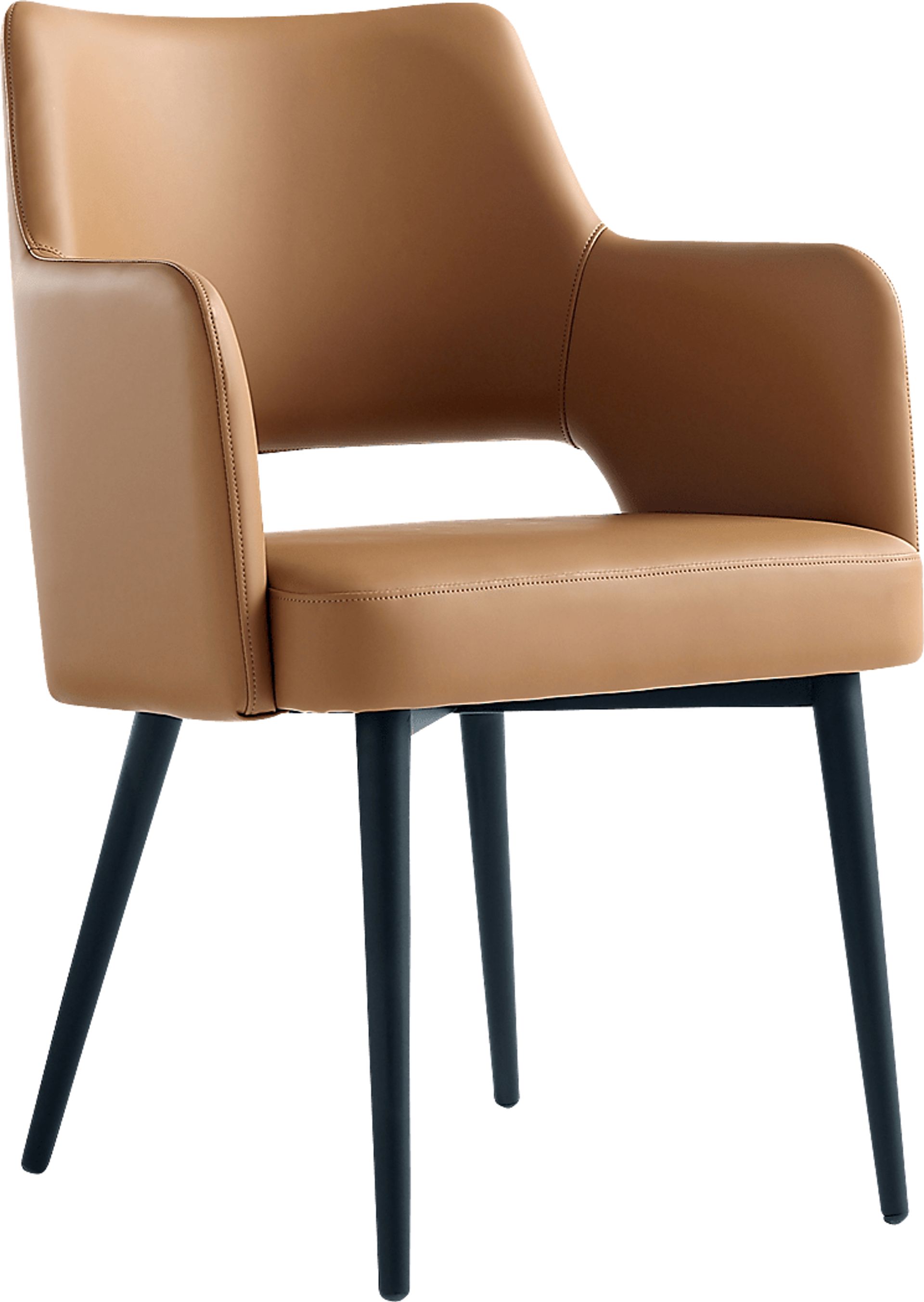 Owlwell Brown Arm Chair - Image 3