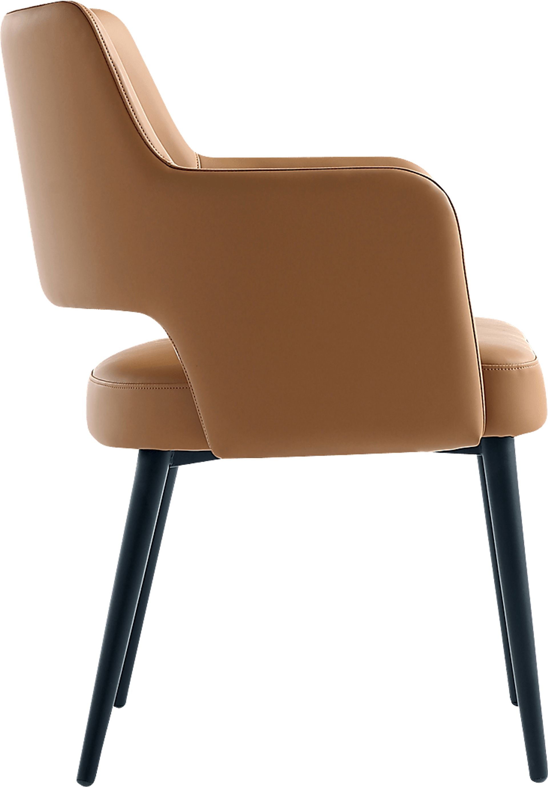Owlwell Brown Arm Chair - Image 6