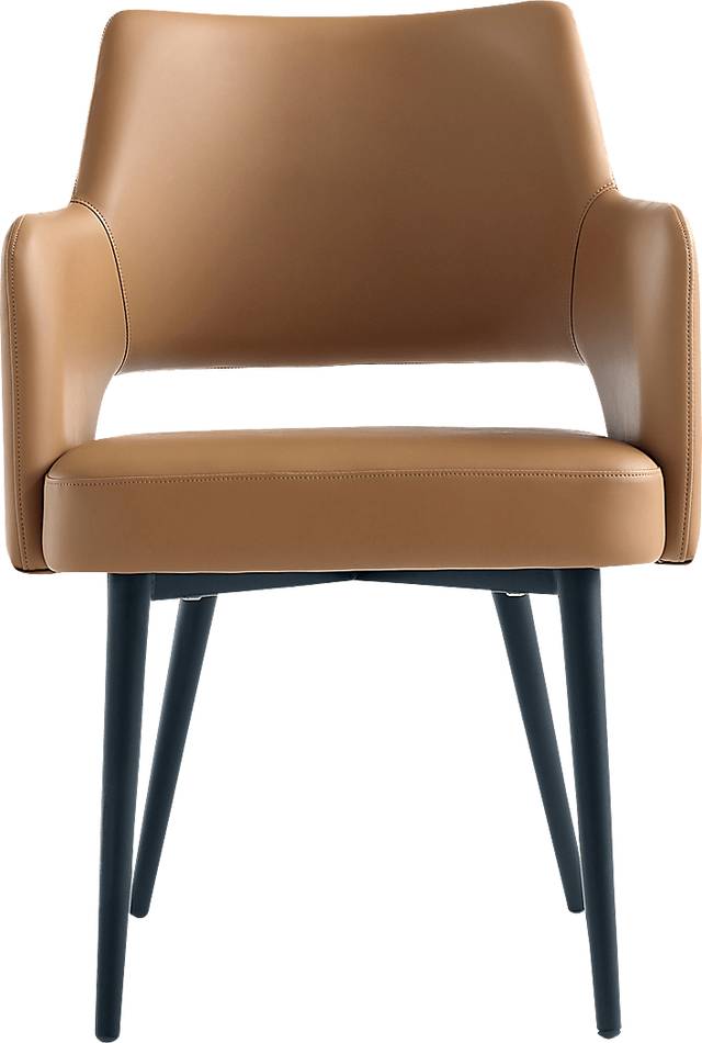 Owlwell Brown Arm Chair - Thumbnail - Image 1