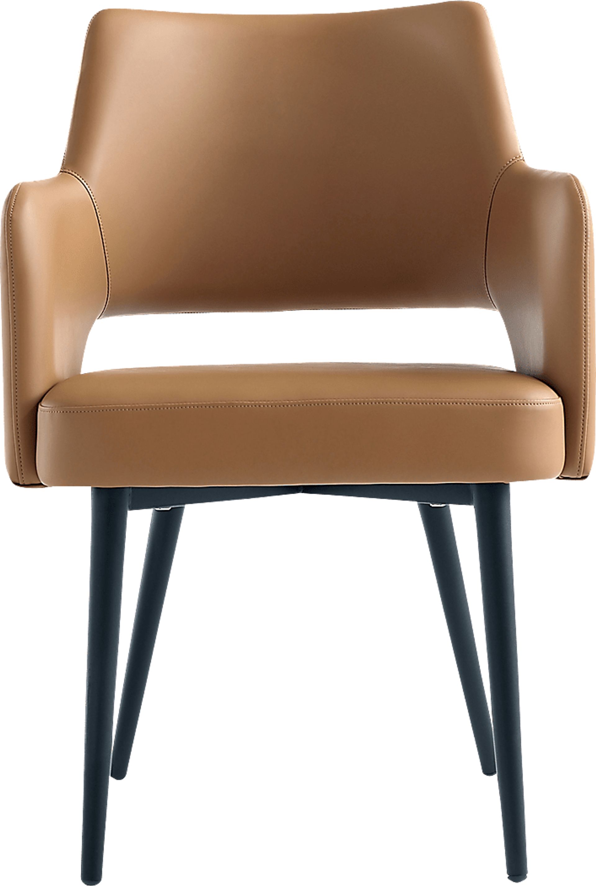 Owlwell Brown Arm Chair - Image 1