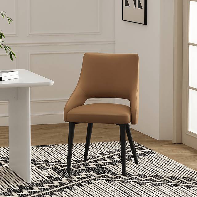 Owlwell Brown Dining Chair - Thumbnail - Image 2