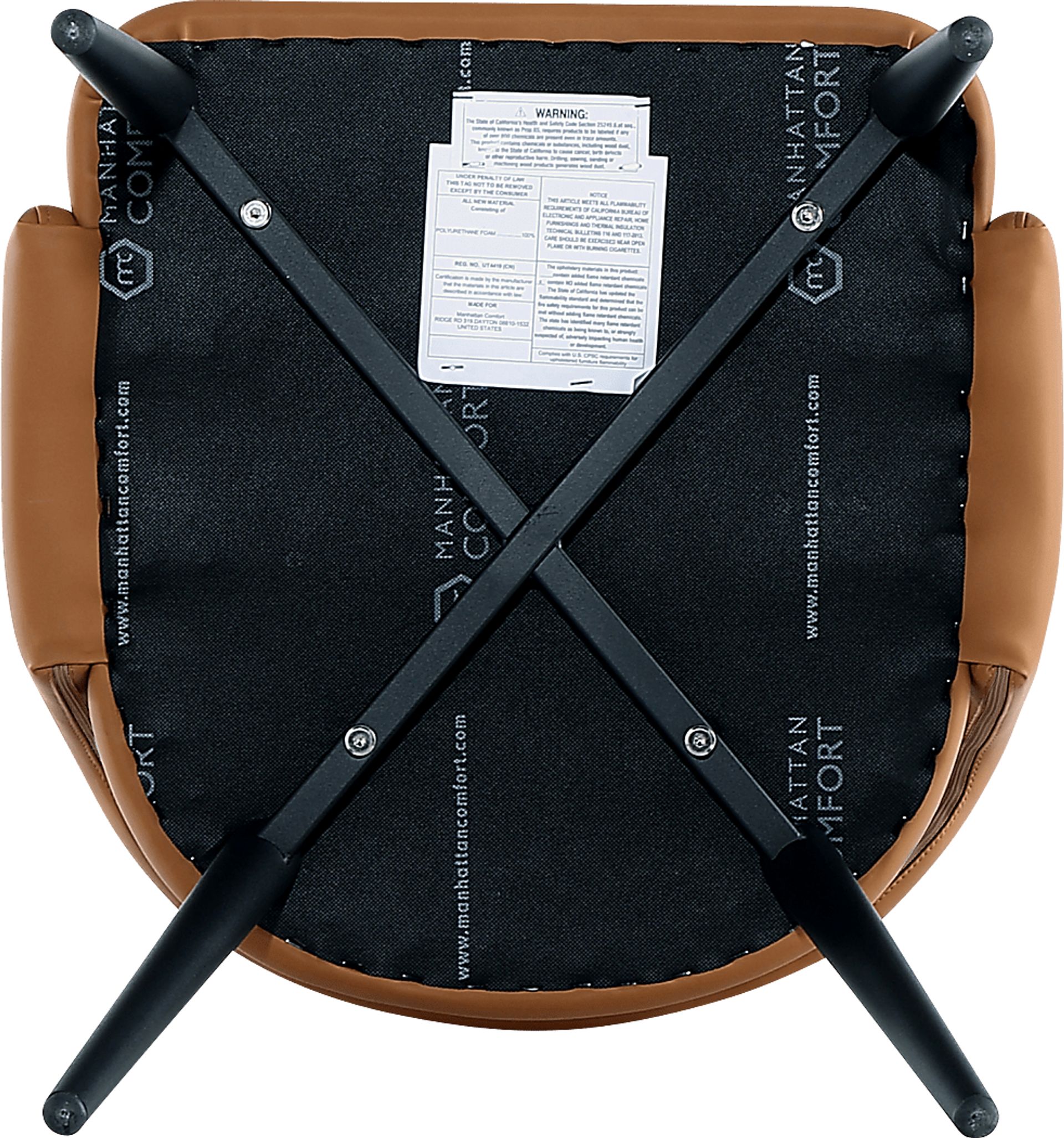 Owlwell Brown Dining Chair - Image 7