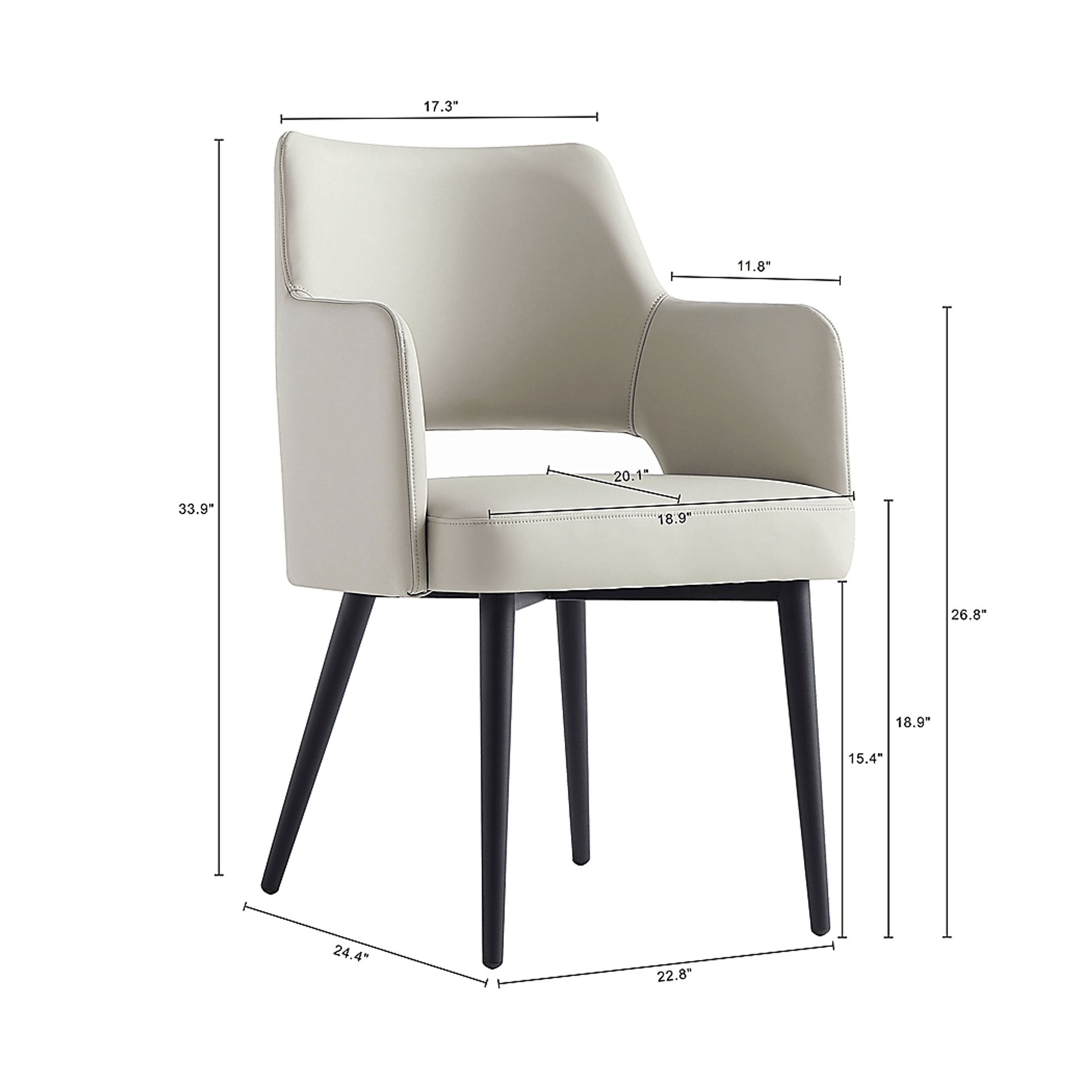 Owlwell Gray Arm Chair - Image 9