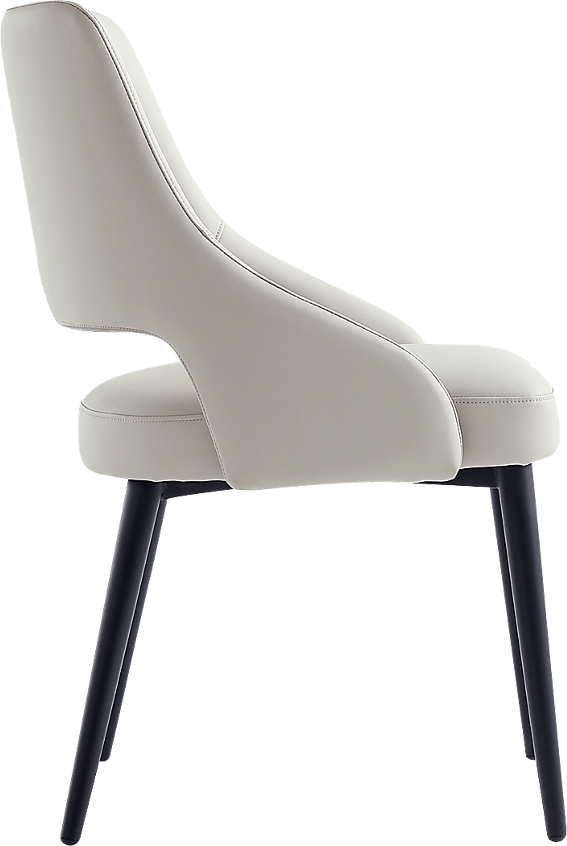 Owlwell Gray Dining Chair - Image 3
