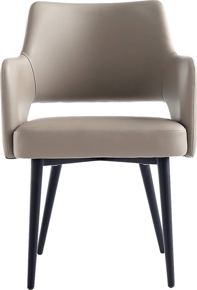 Owlwell Taupe Arm Chair - Thumbnail - Image 1