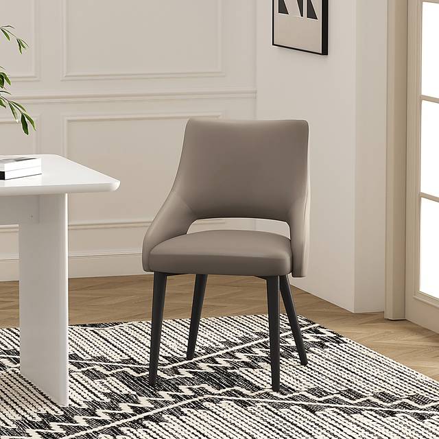 Owlwell Taupe Dining Chair - Thumbnail - Image 2