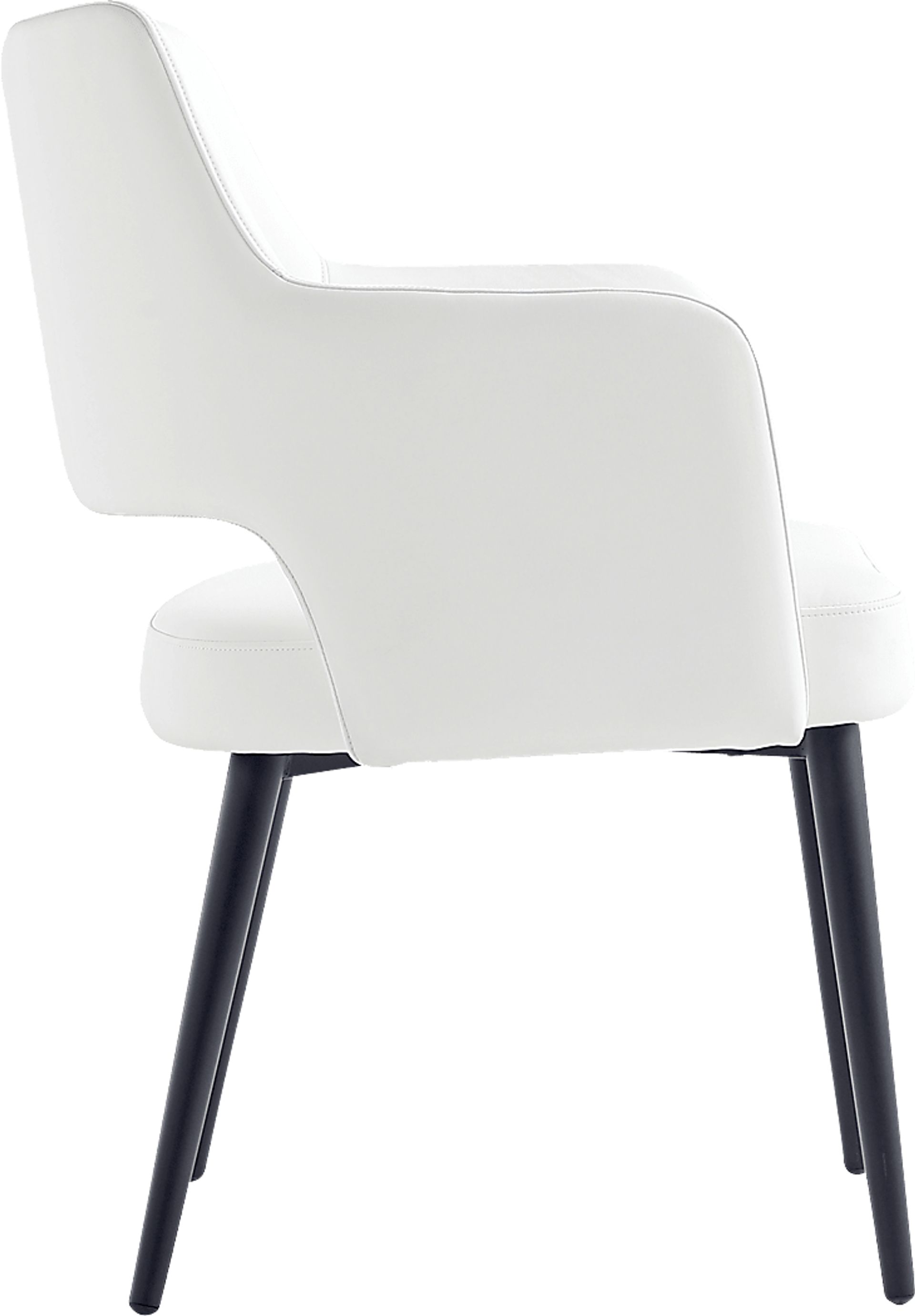 Owlwell White Arm Chair - Image 8
