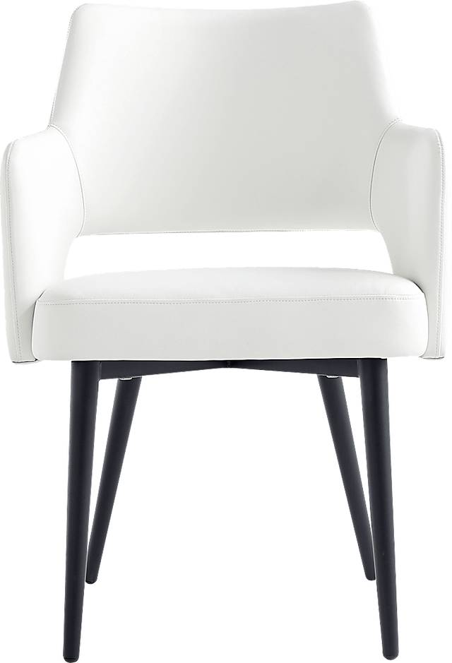 Owlwell White Arm Chair - Thumbnail - Image 1