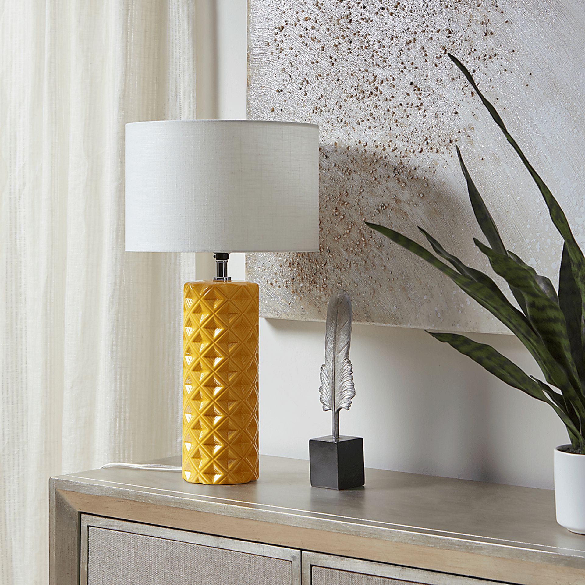 Owlwood Club Yellow Lamp - Image 2