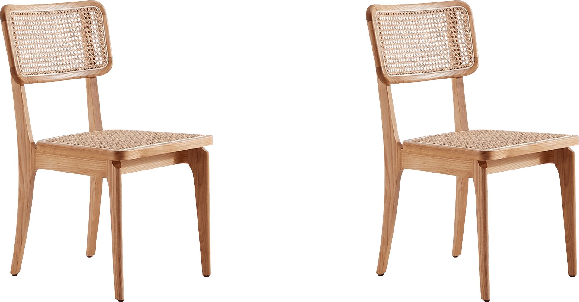 Owlworth Natural Side Chair, Set of 2 - Image 1