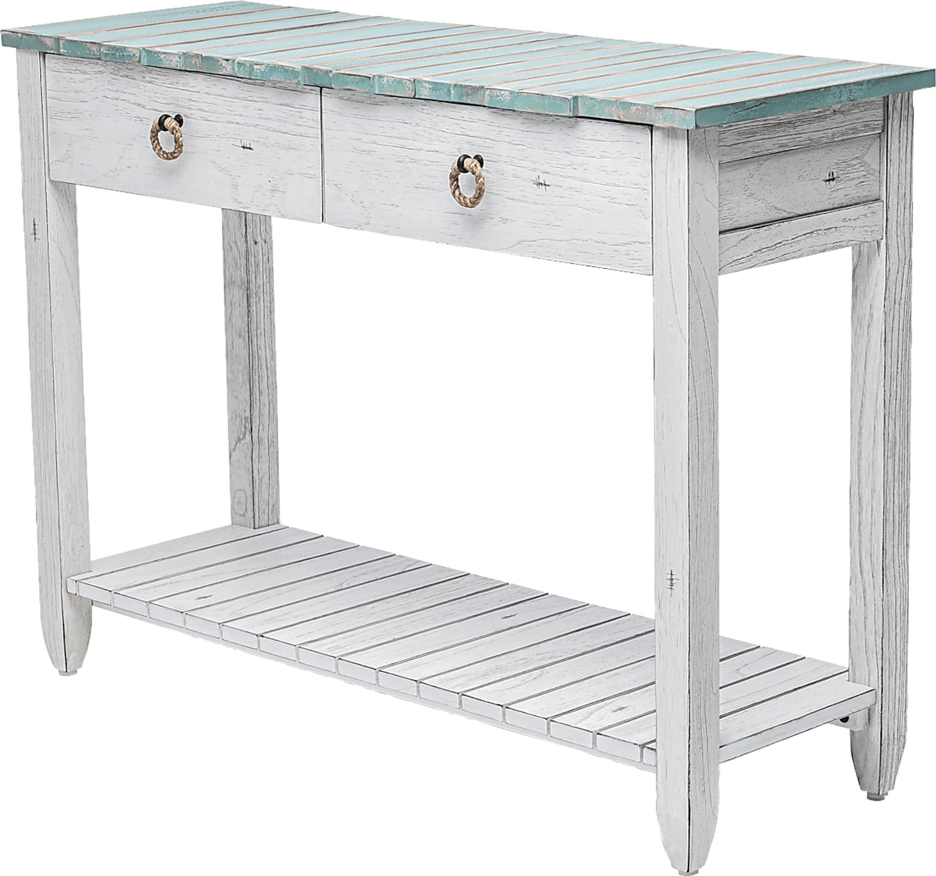 Owoth Blue Console Table - Image 1