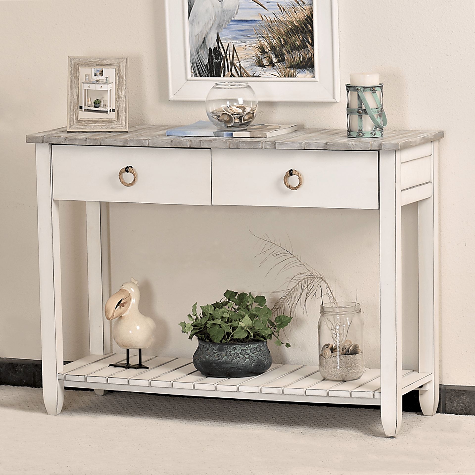 Owoth Gray Console Table - Image 2