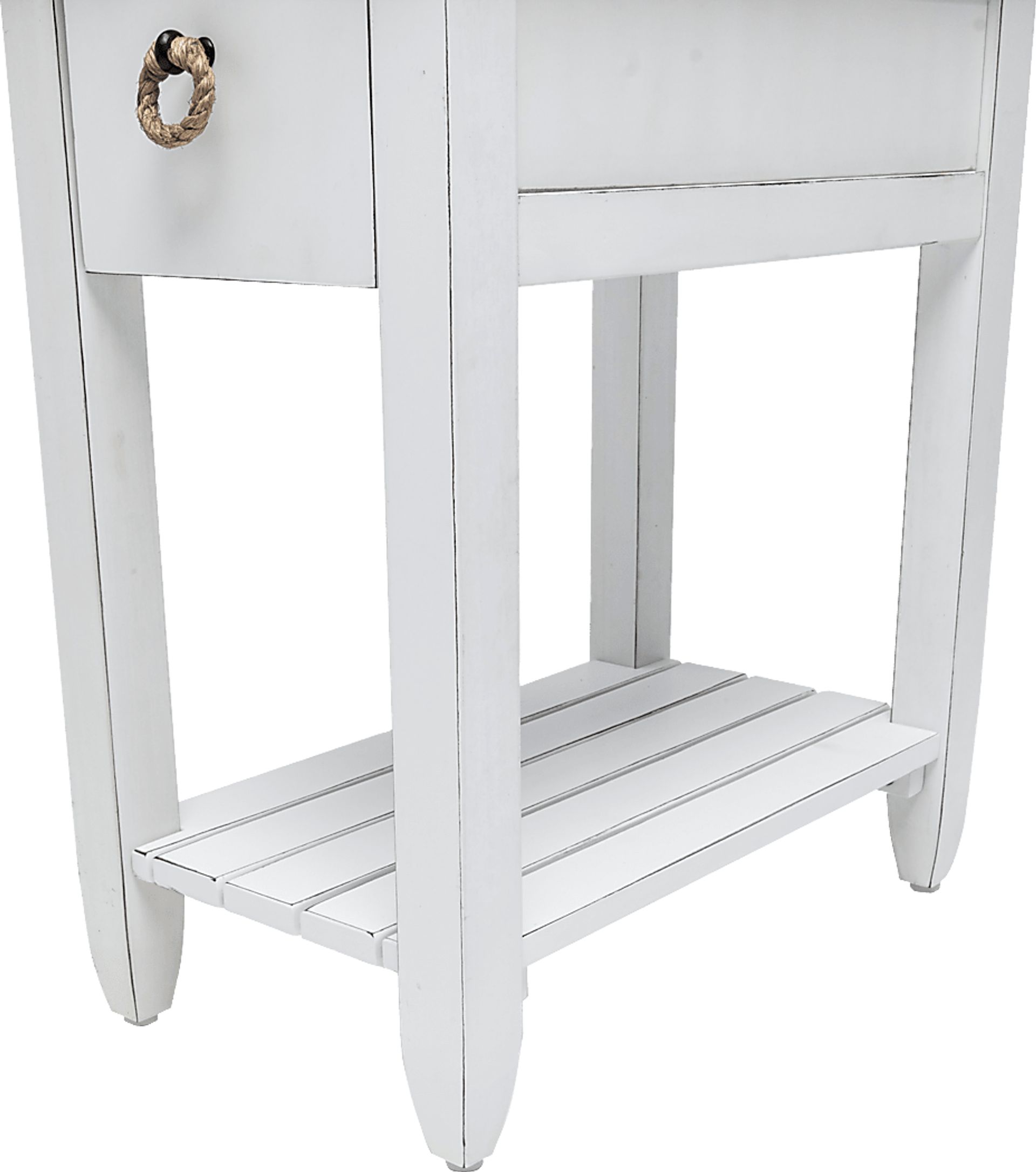 Owoth Gray/White Small Chairside Table - Image 12