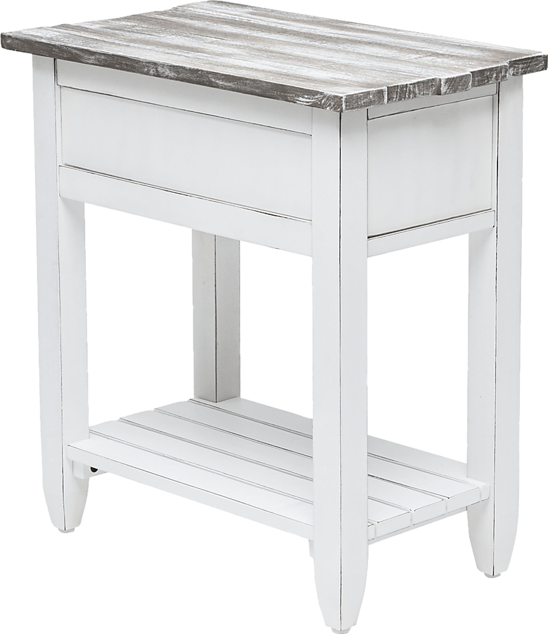 Owoth Gray/White Small Chairside Table - Image 6