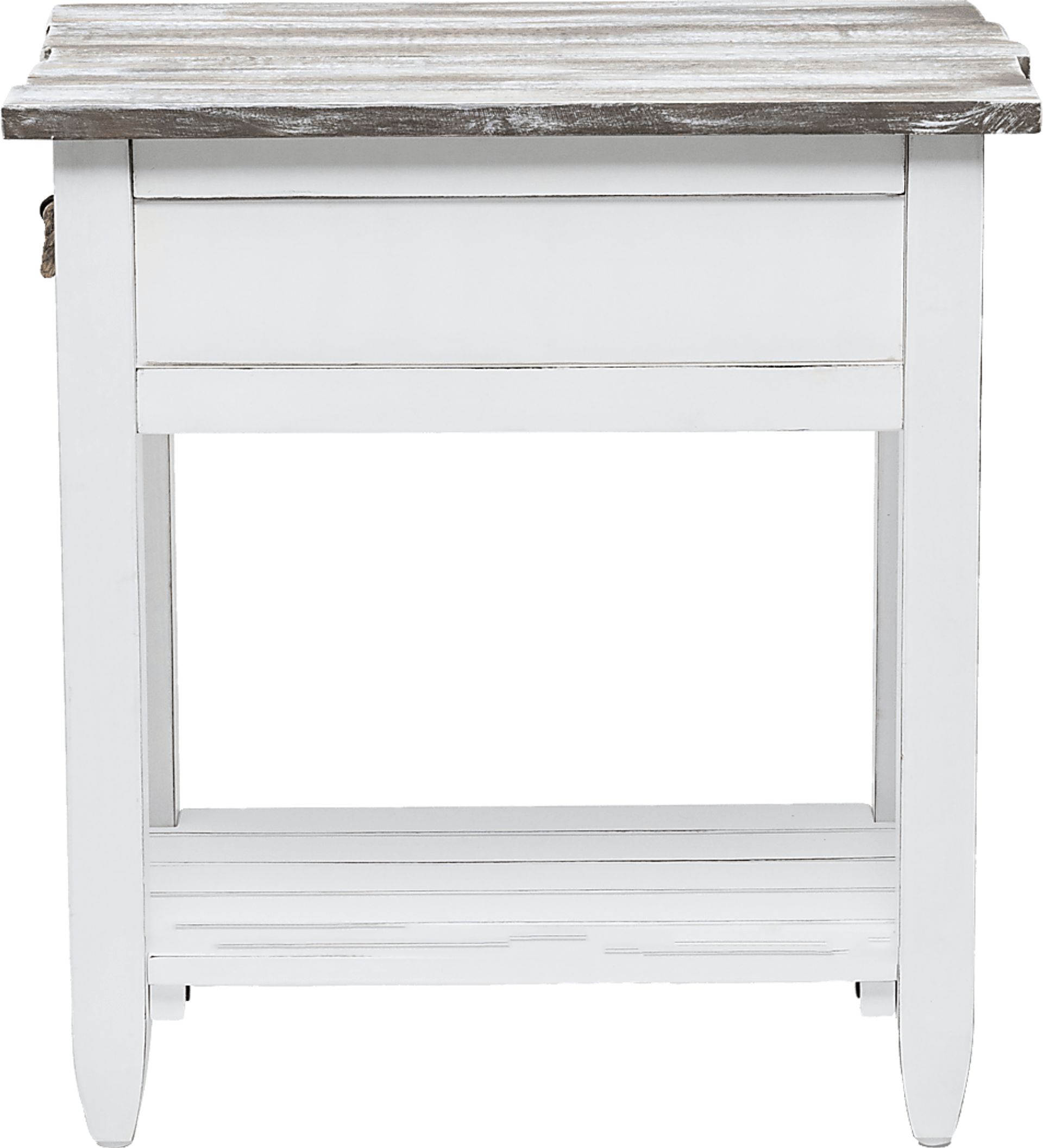 Owoth Gray/White Small Chairside Table - Image 7