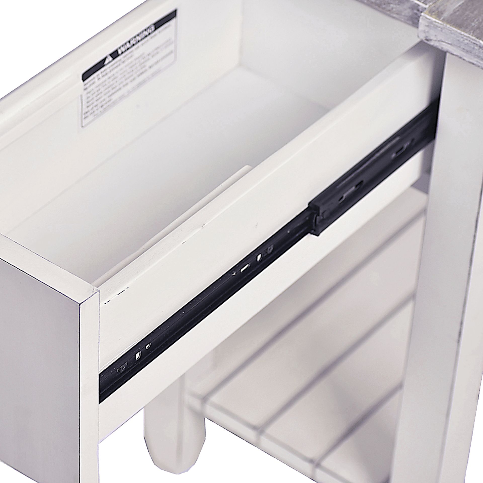 Owoth Gray/White Small Chairside Table - Image 9