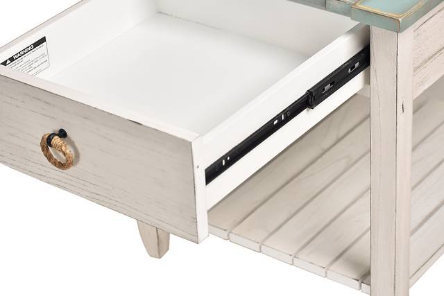 Owoth Gray/White Large End Table - Thumbnail - Image 10