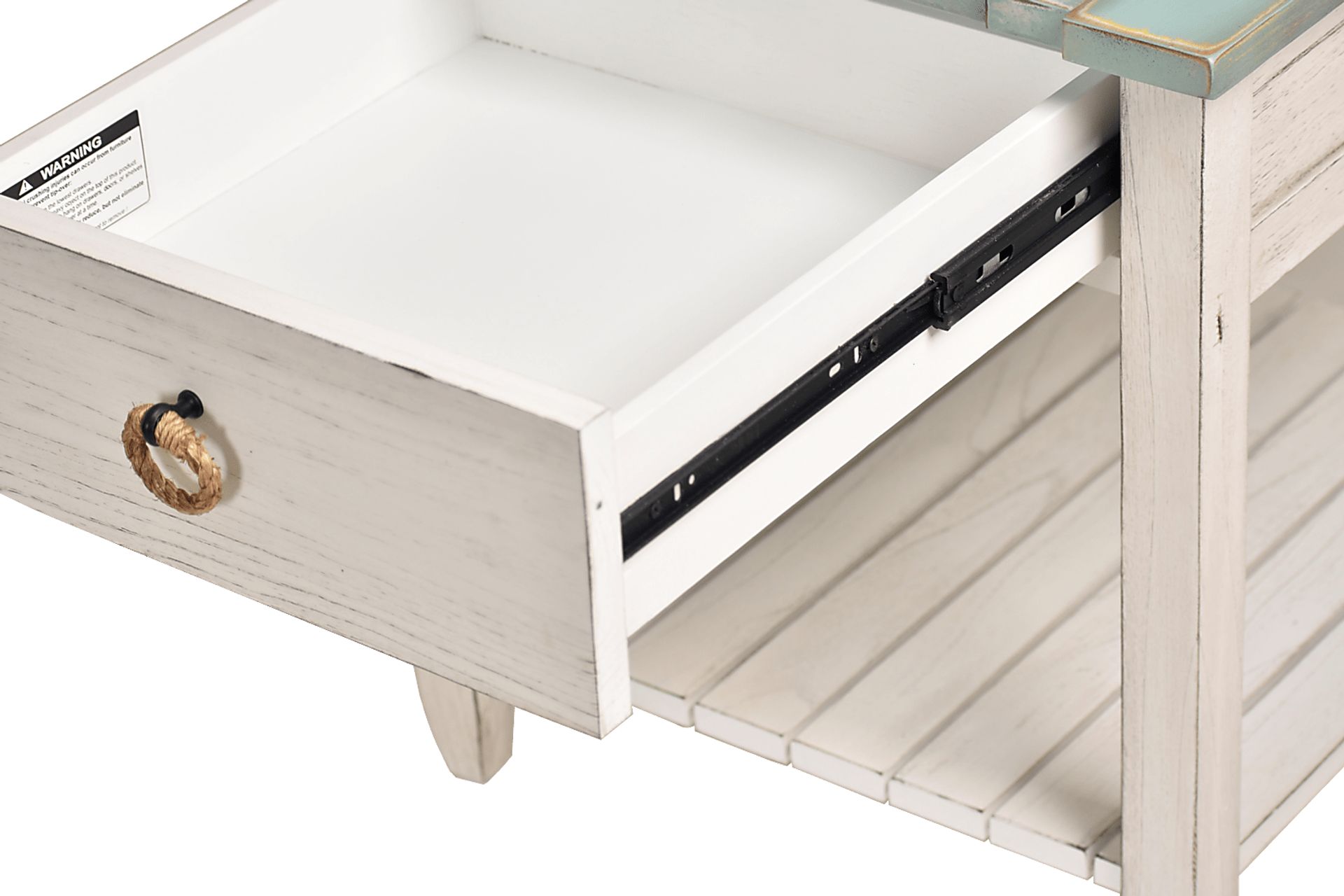 Owoth Gray/White Large End Table - Image 10