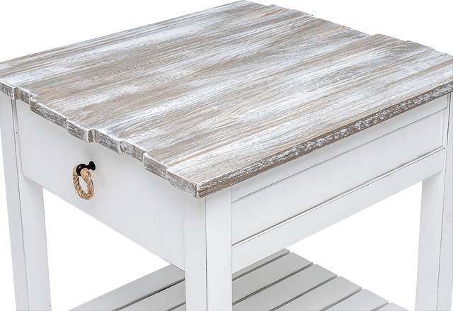 Owoth Gray/White Large End Table - Thumbnail - Image 3