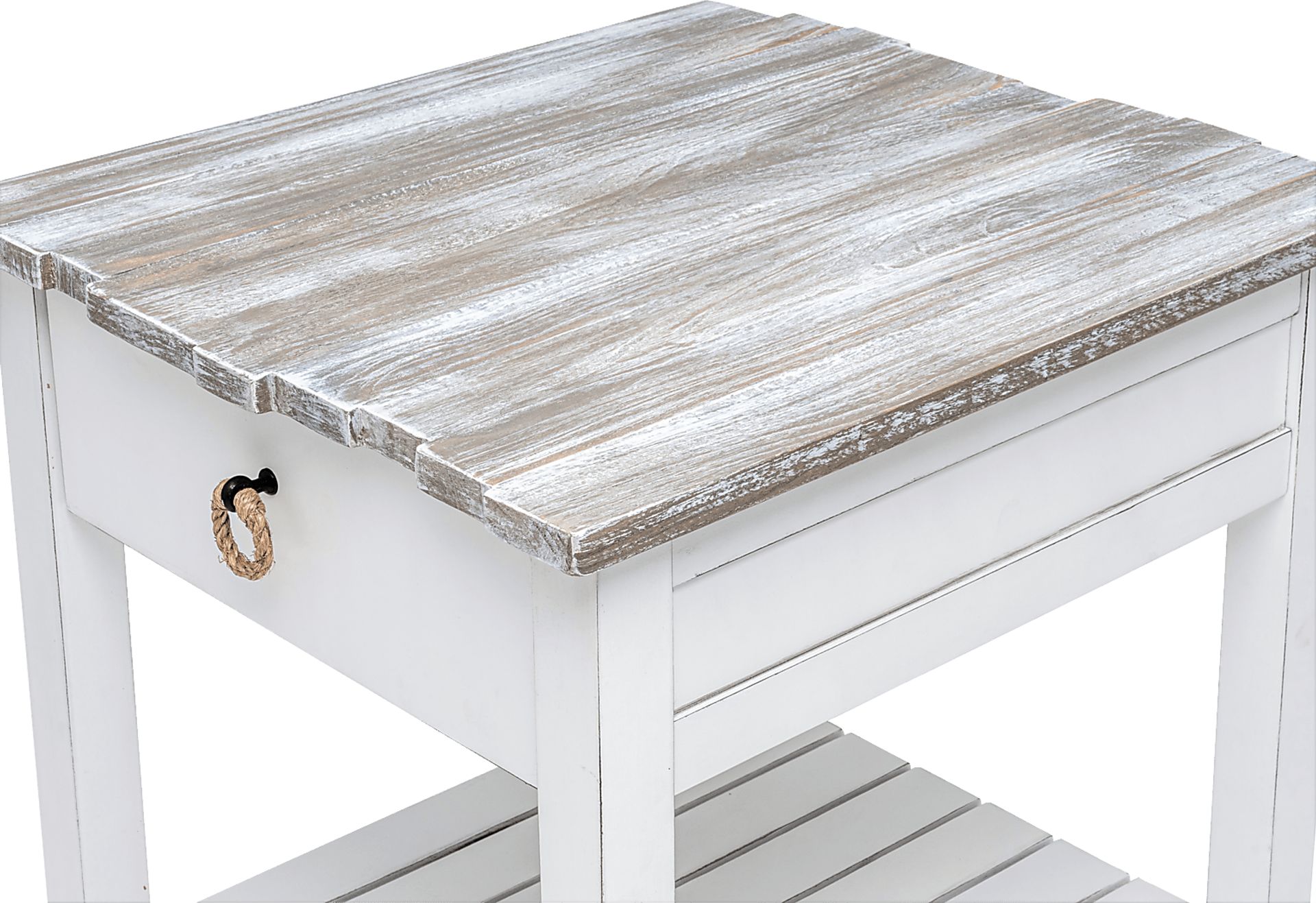 Owoth Gray/White Large End Table - Image 3