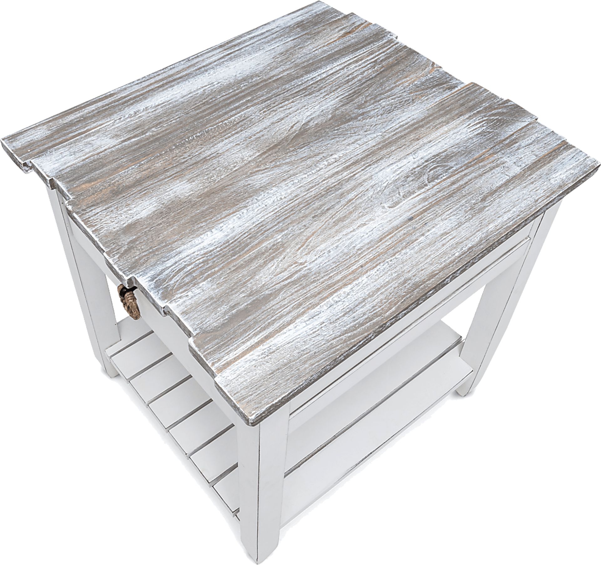 Owoth Gray/White Large End Table - Image 4