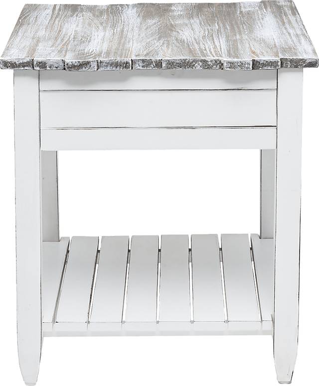 Owoth Gray/White Large End Table - Thumbnail - Image 5
