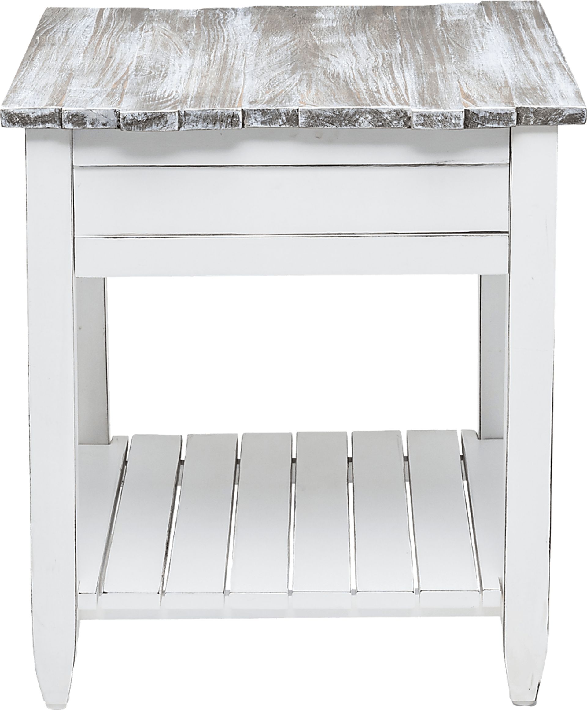 Owoth Gray/White Large End Table - Image 5