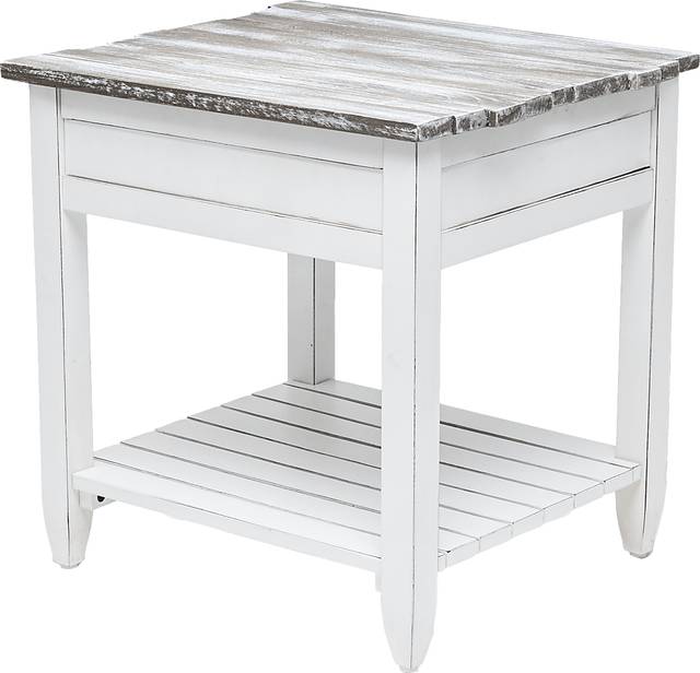 Owoth Gray/White Large End Table - Thumbnail - Image 6
