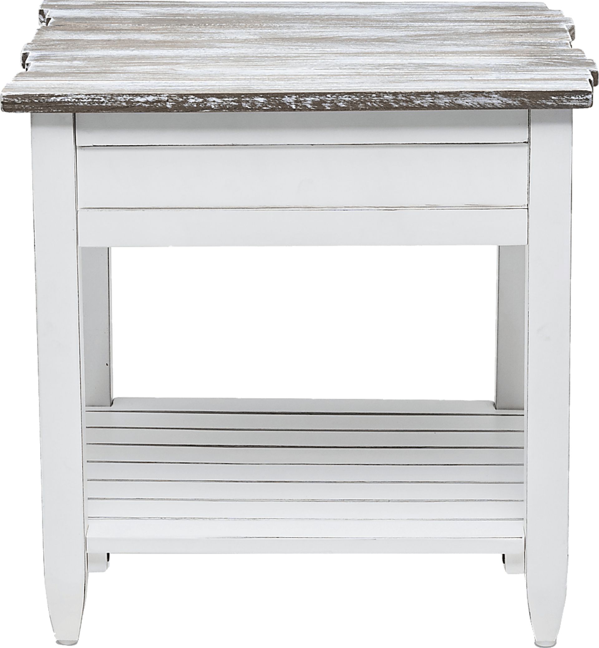 Owoth Gray/White Large End Table - Image 7
