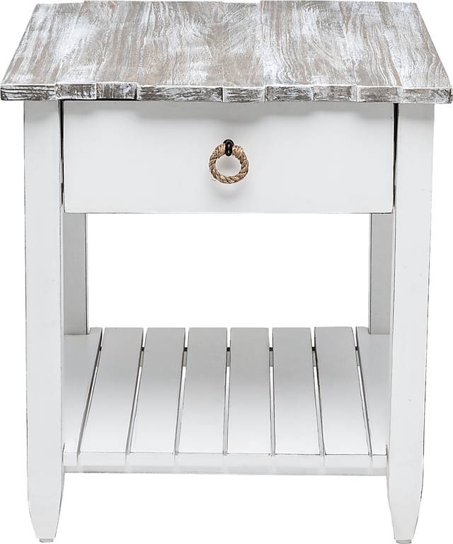 Owoth Gray/White Large End Table - Thumbnail - Image 9