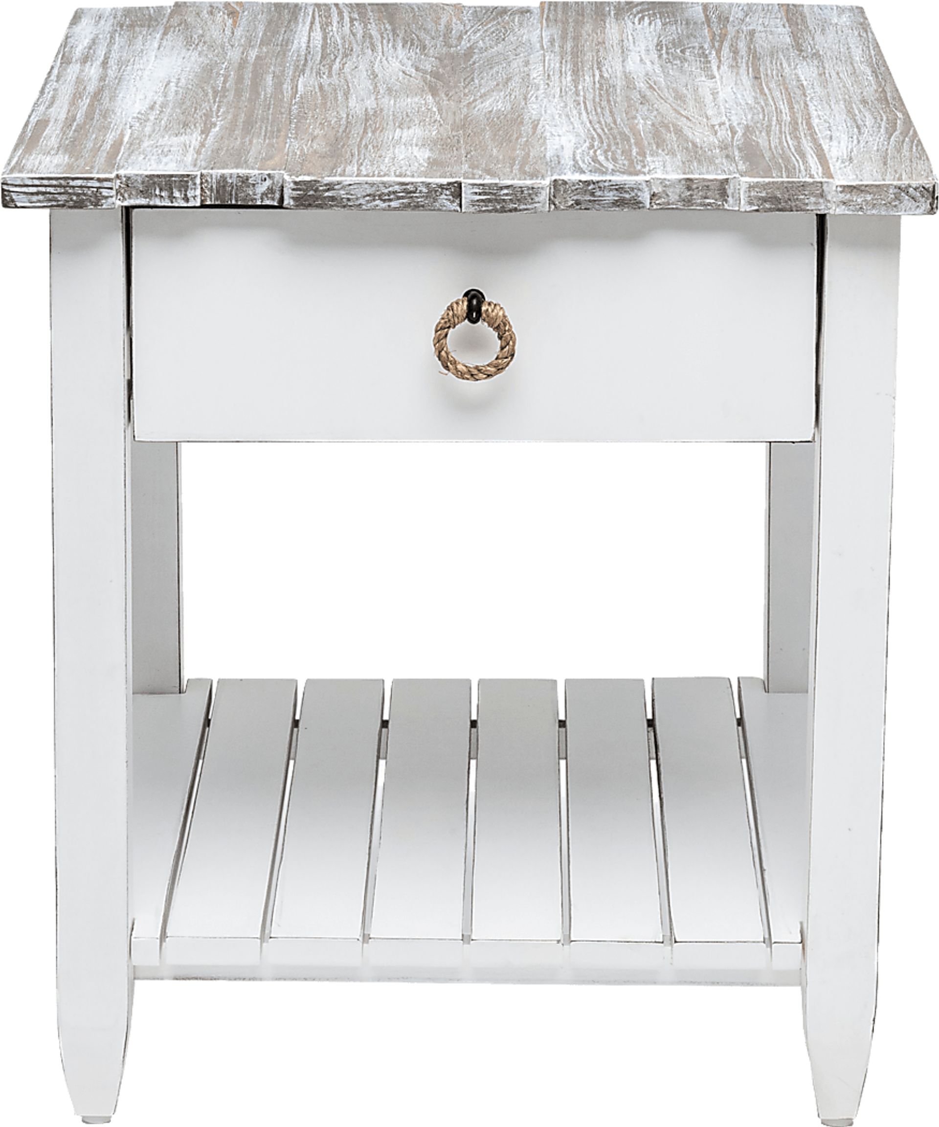 Owoth Gray/White Large End Table - Image 9