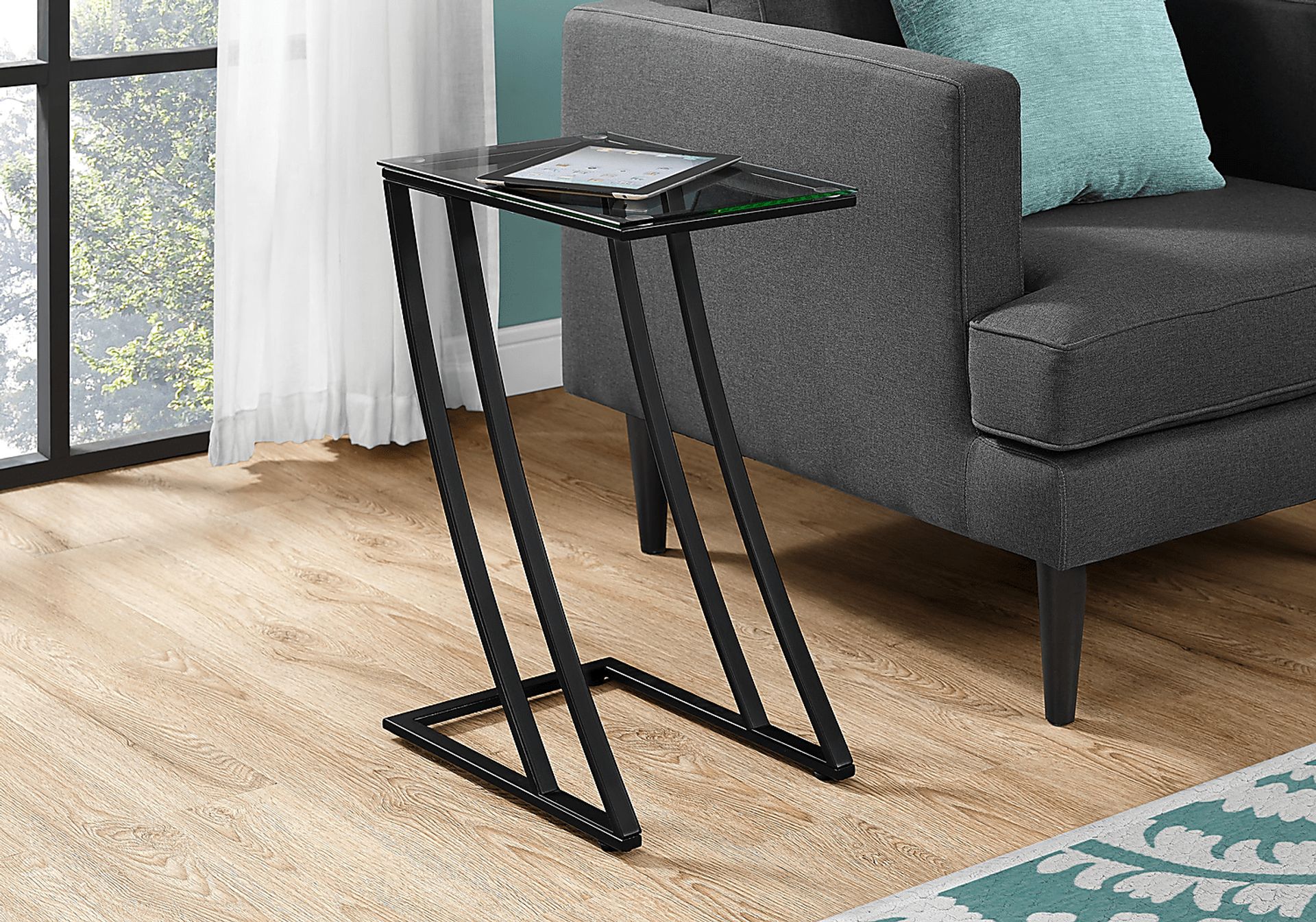 Oxaus Black End Table - Image 2