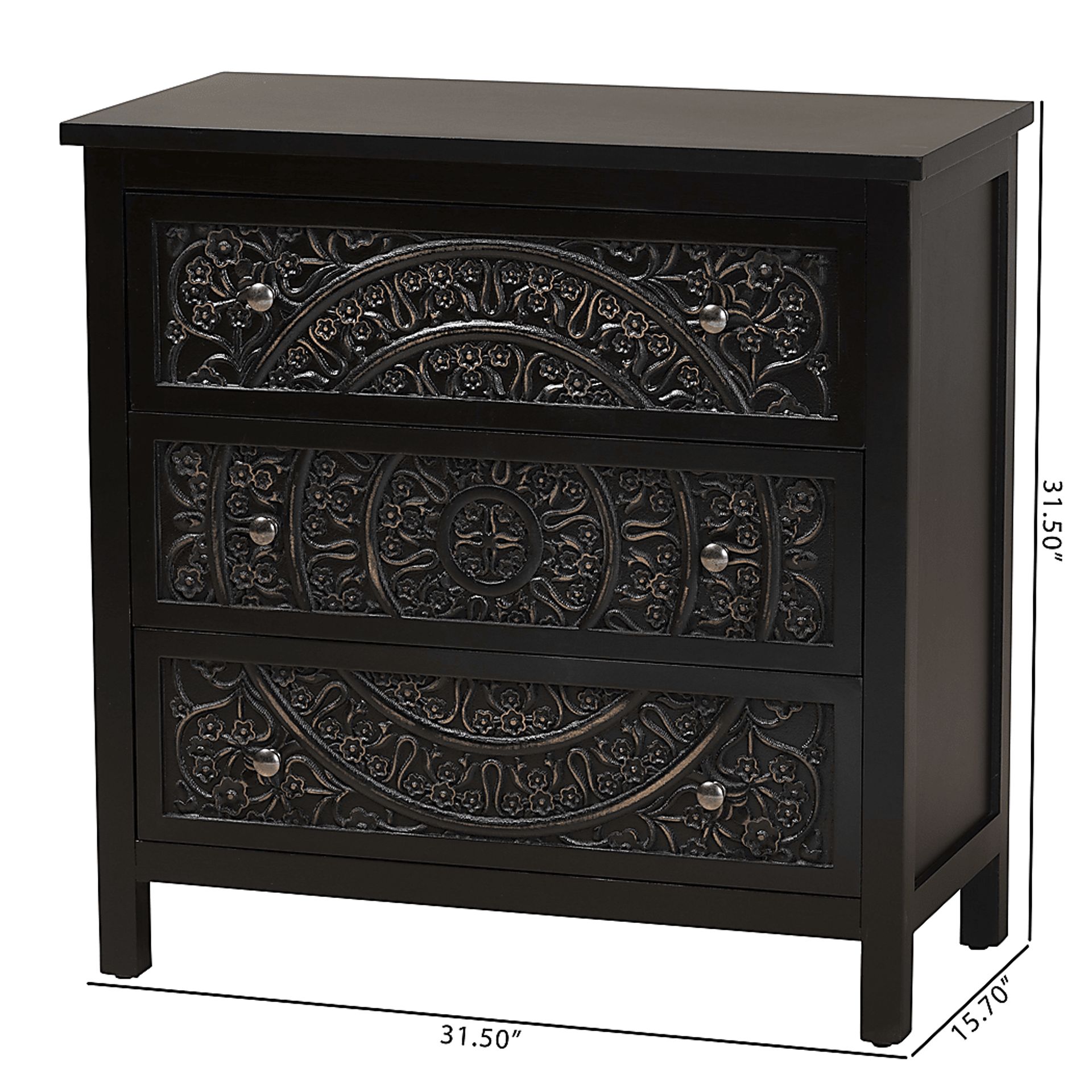 Oxenrider Black Accent Cabinet - Image 10