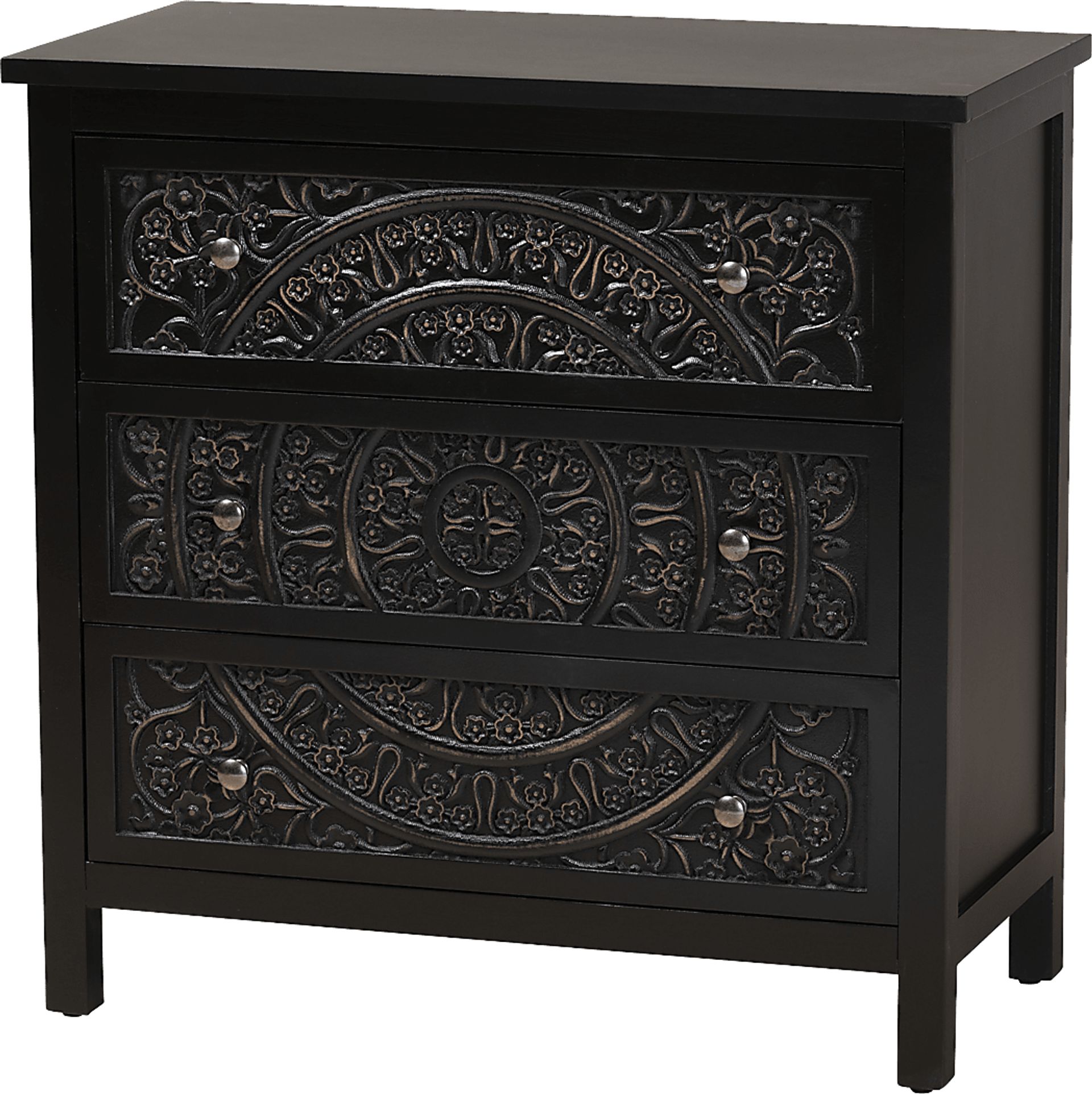 Oxenrider Black Accent Cabinet - Image 1