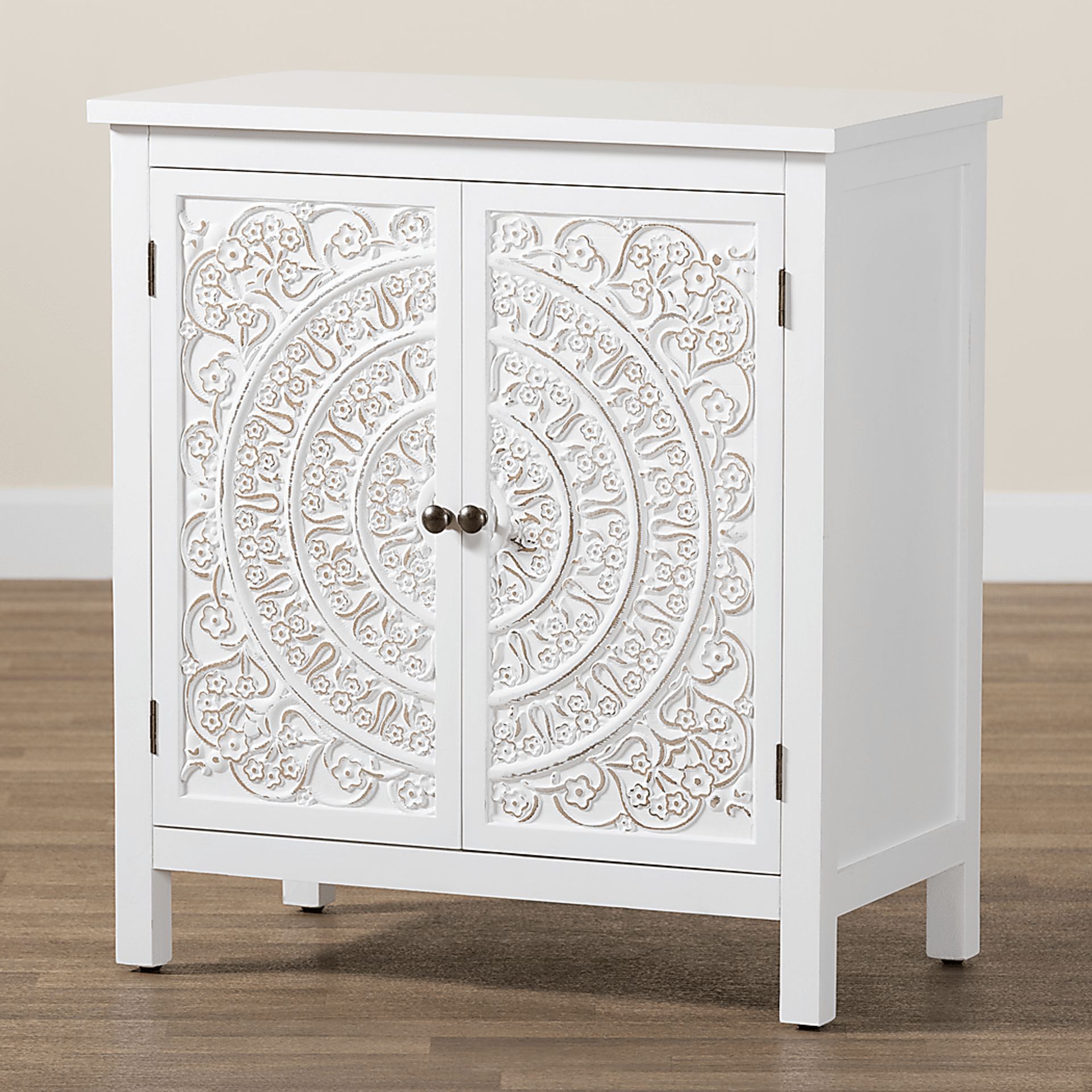Oxenrider White Accent Cabinet - Image 3