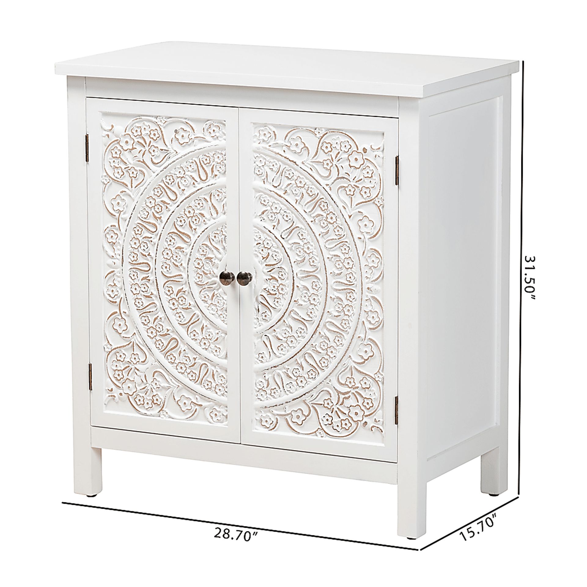 Oxenrider White Accent Cabinet - Image 10