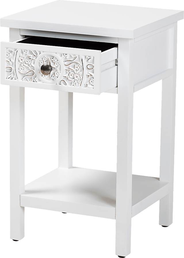Oxenrider White End Table - Thumbnail - Image 4