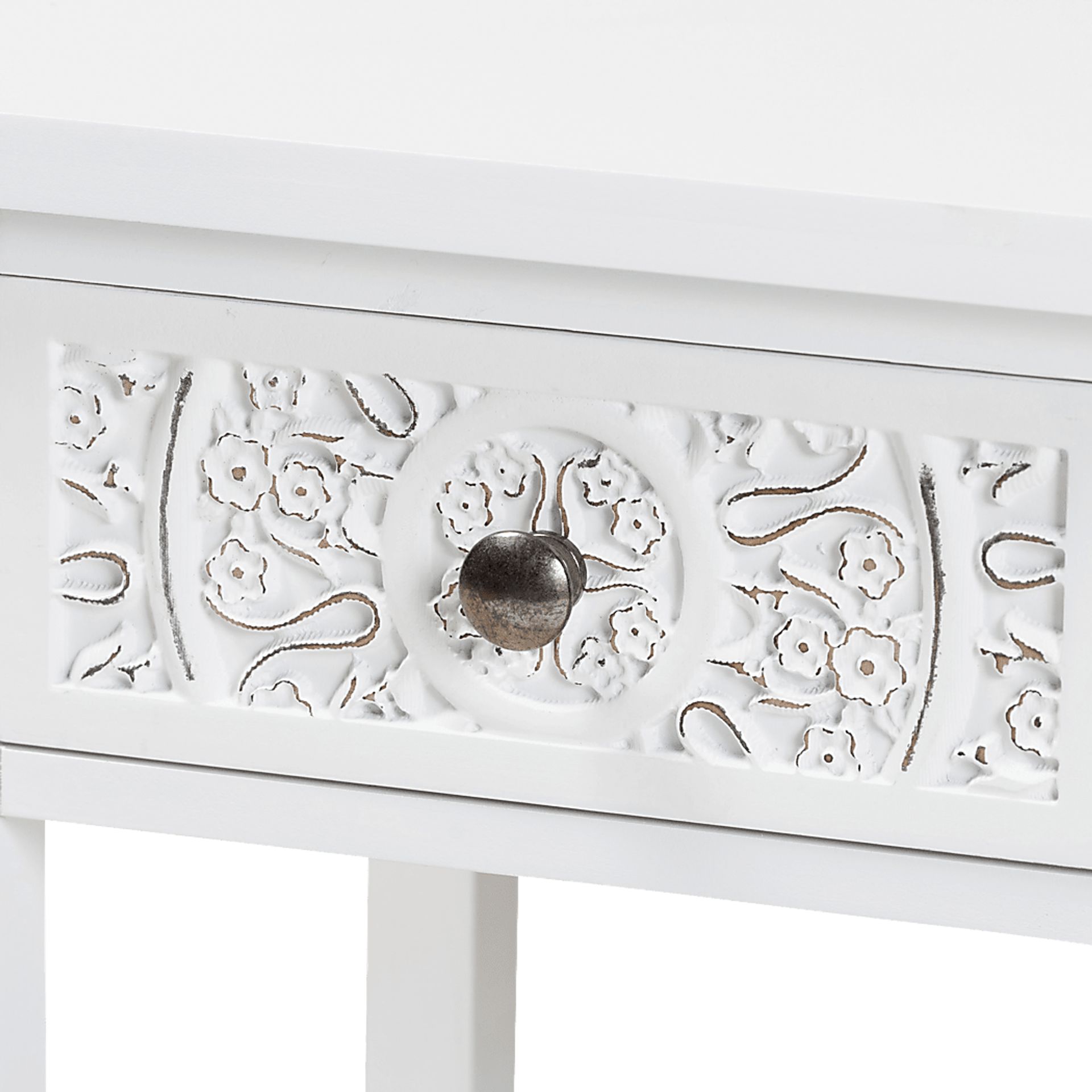 Oxenrider White End Table - Image 7