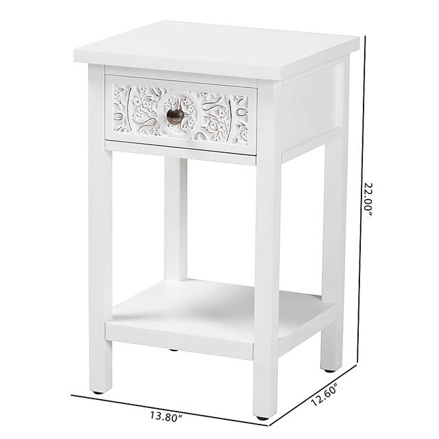 Oxenrider White End Table - Thumbnail - Image 10