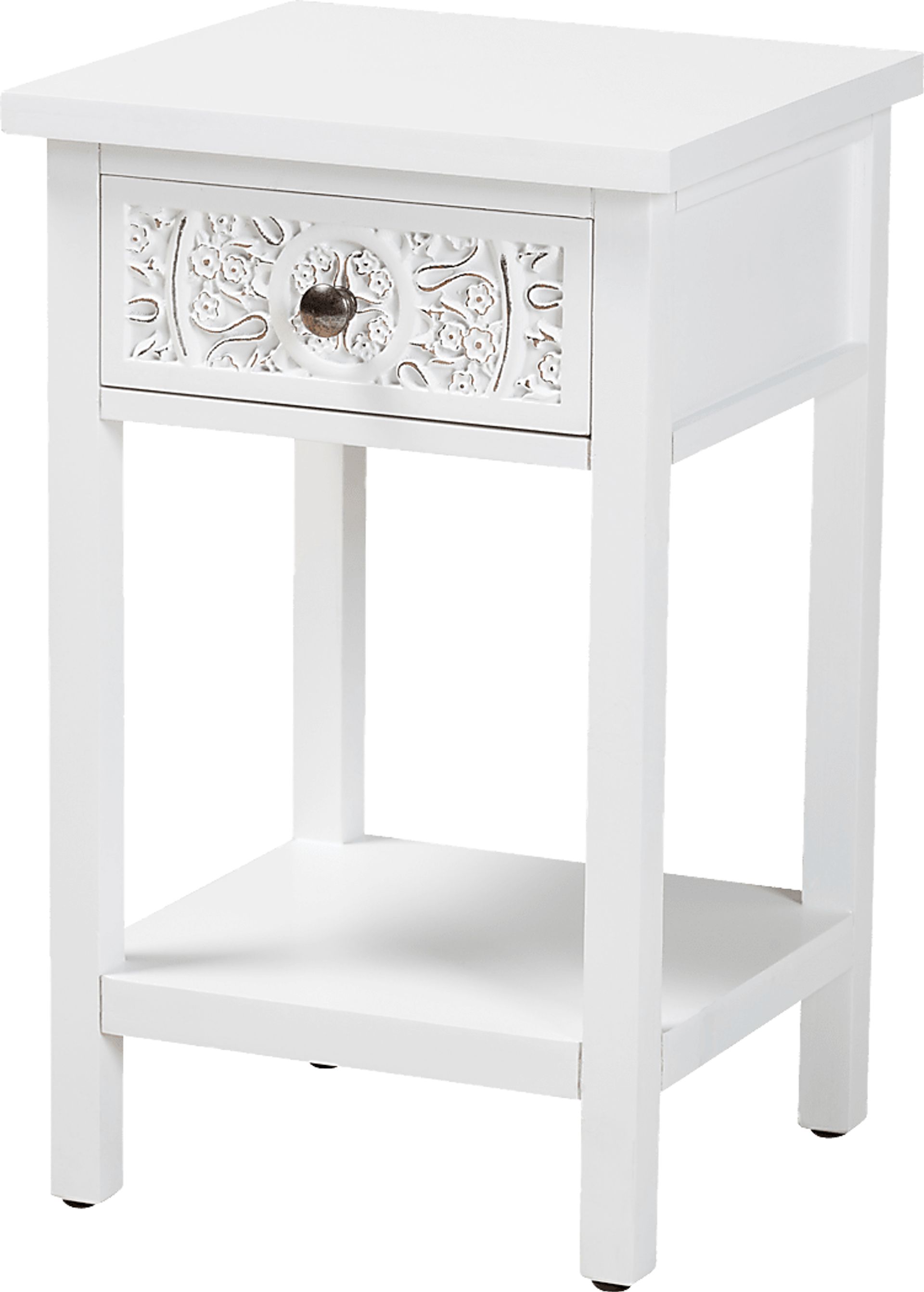Oxenrider White End Table - Image 1