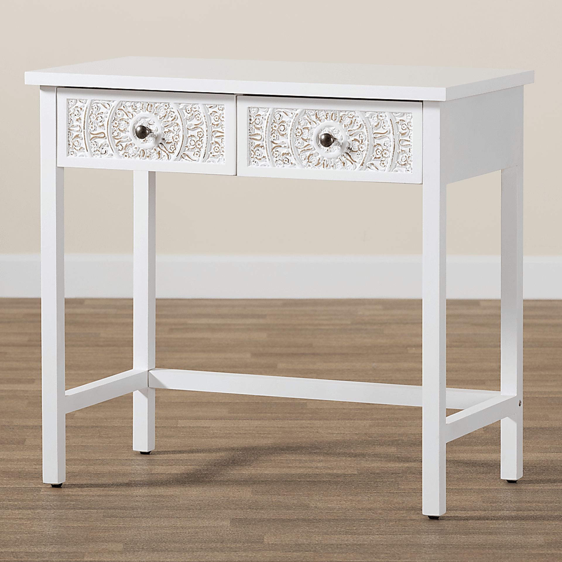 Oxenrider White Sofa Table - Image 3