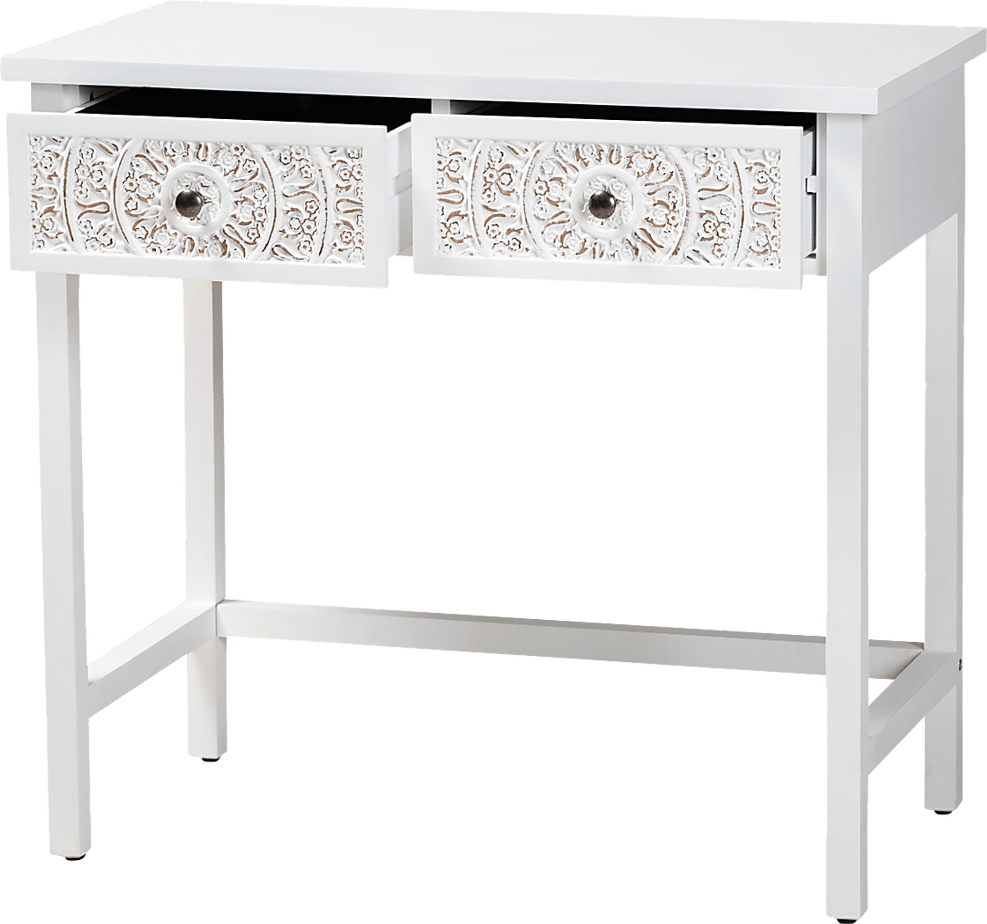 Oxenrider White Sofa Table - Image 4