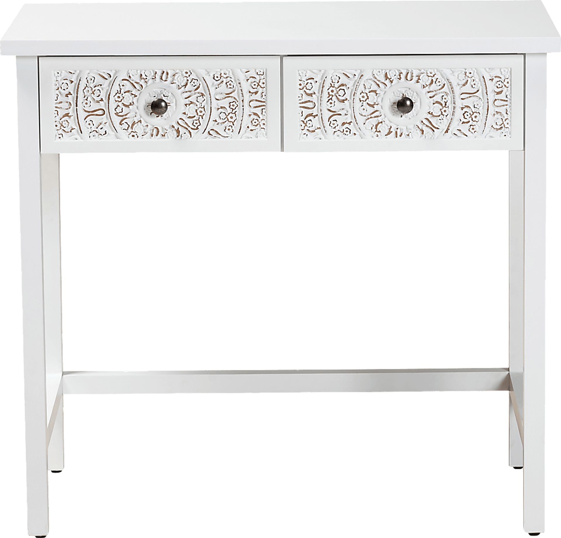 Oxenrider White Sofa Table - Image 5