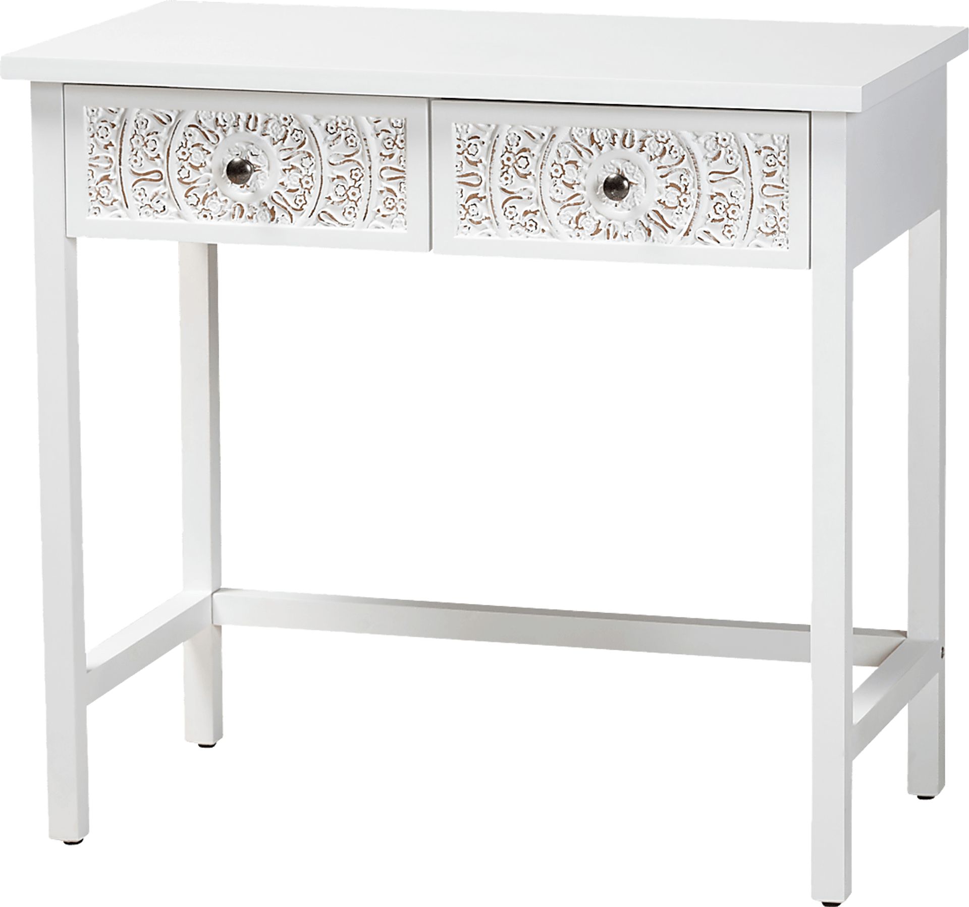 Oxenrider White Sofa Table - Image 1