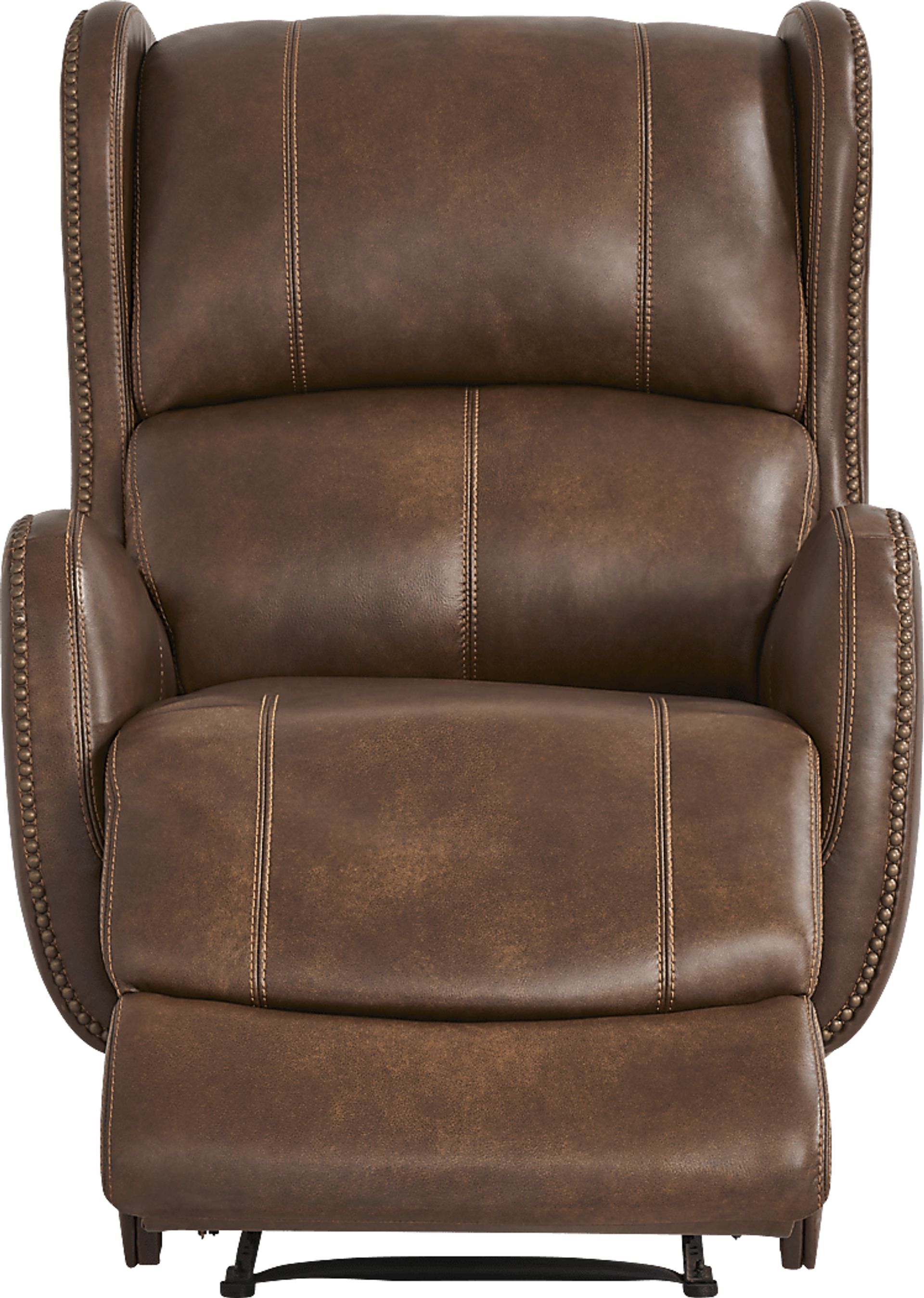 Oxford Square Brown Dual Power Recliner - Image 5