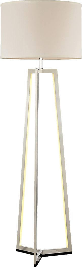 Oxnard Way Silver Floor Lamp