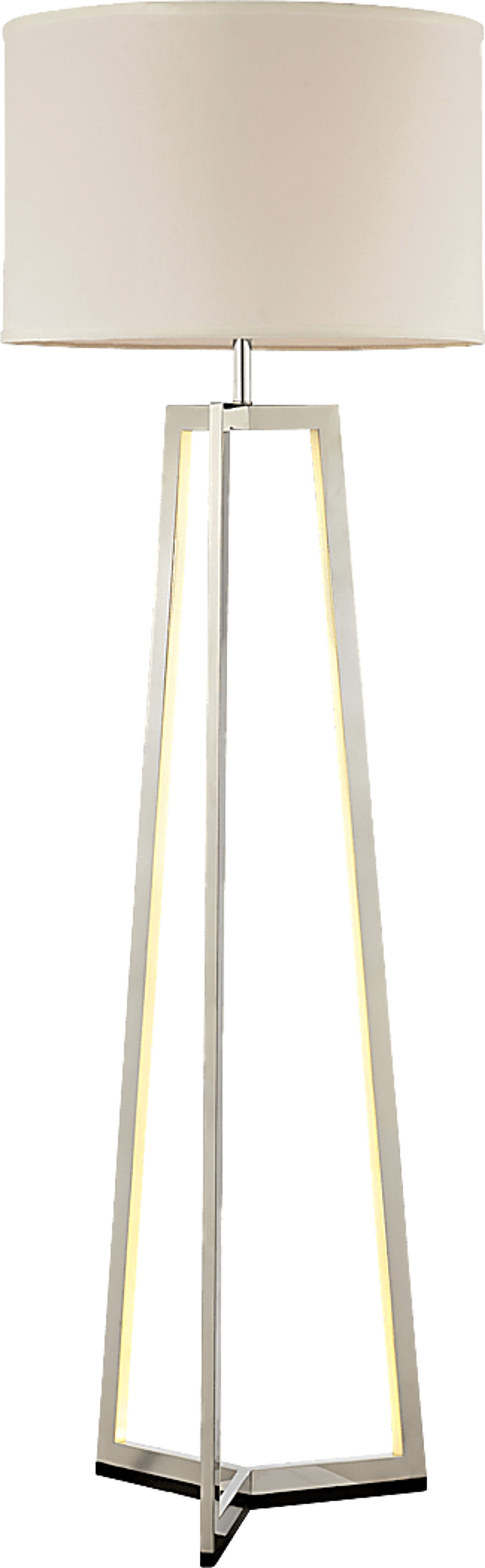 Oxnard Way Silver Floor Lamp - Image 1