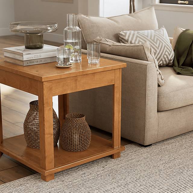 Oxtona Light Brown End Table - Thumbnail - Image 2