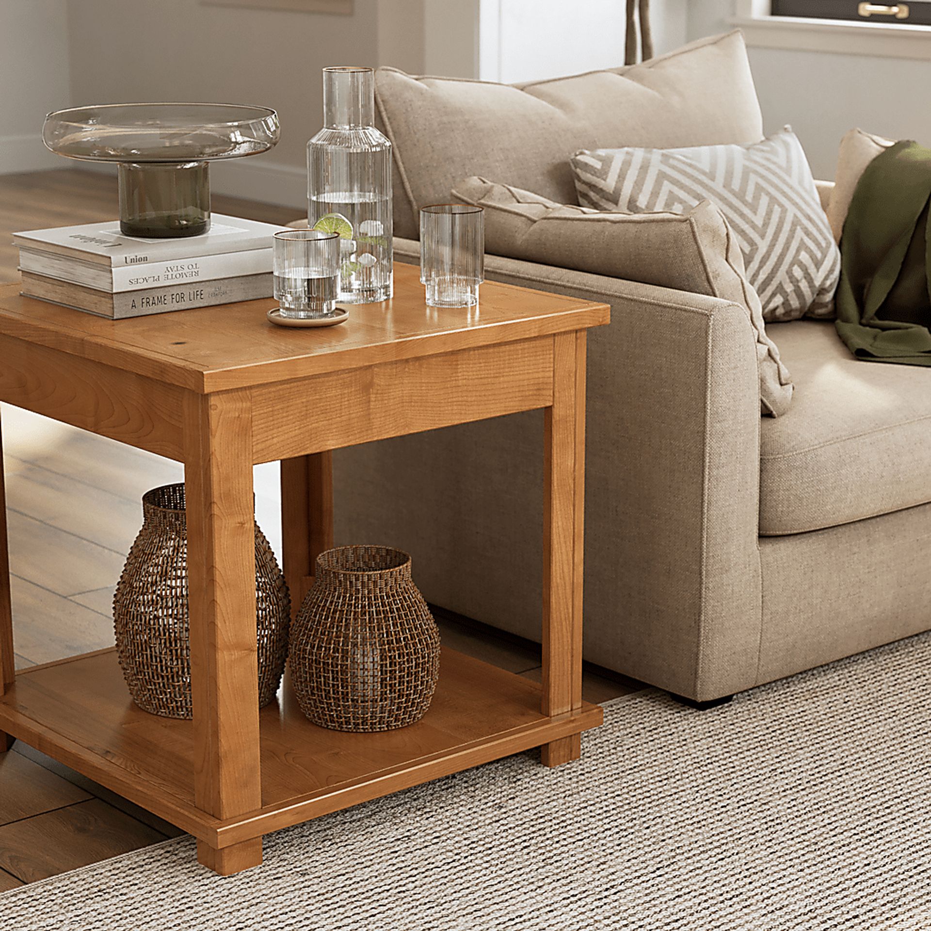 Oxtona Light Brown End Table - Image 2